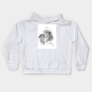 Western Icon John Wayne Kids Hoodie